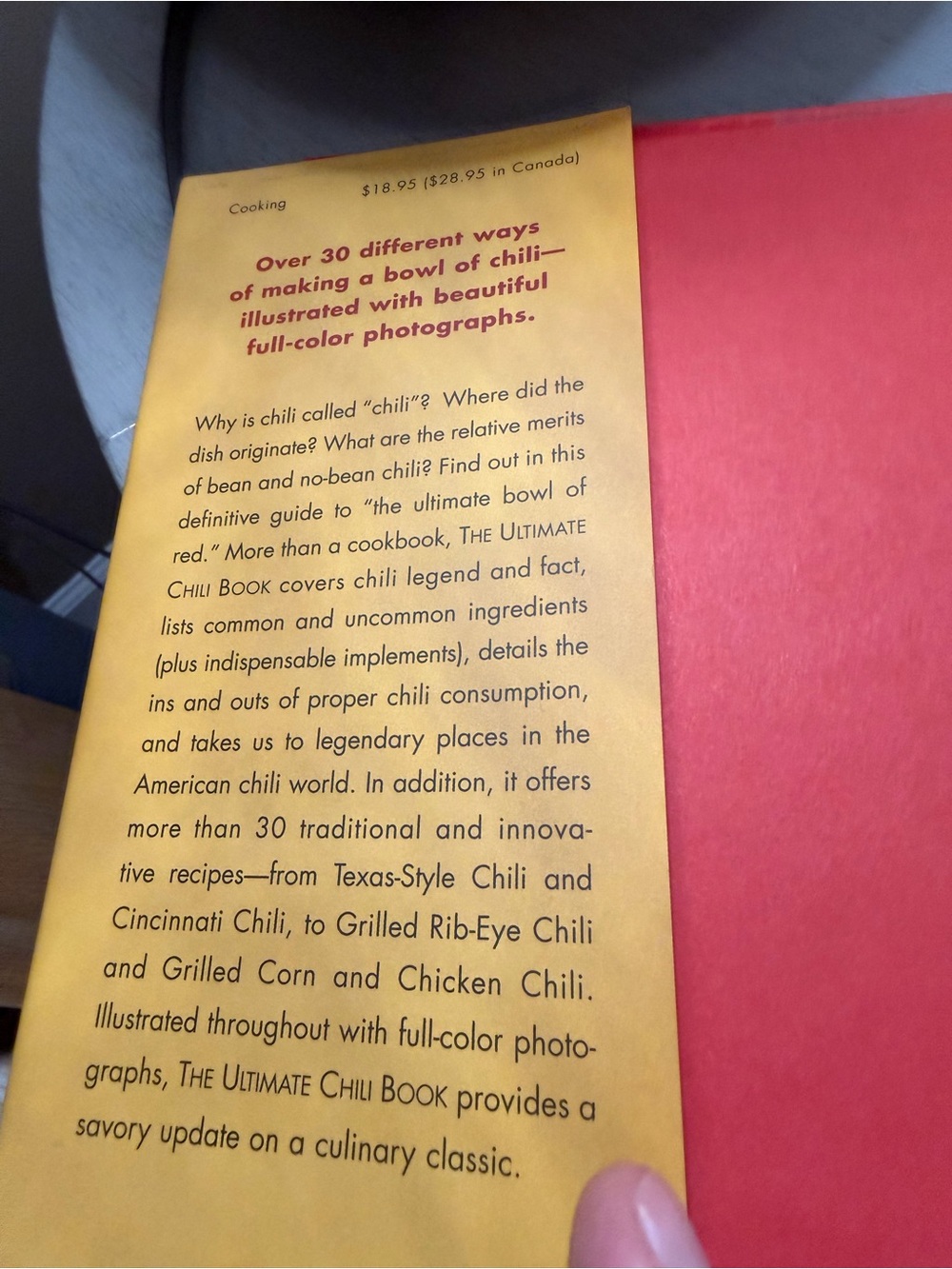 The Ultimate Chili Book – Hardcover - Picture 3 of 4